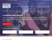 Tablet Screenshot of nmhealth.org